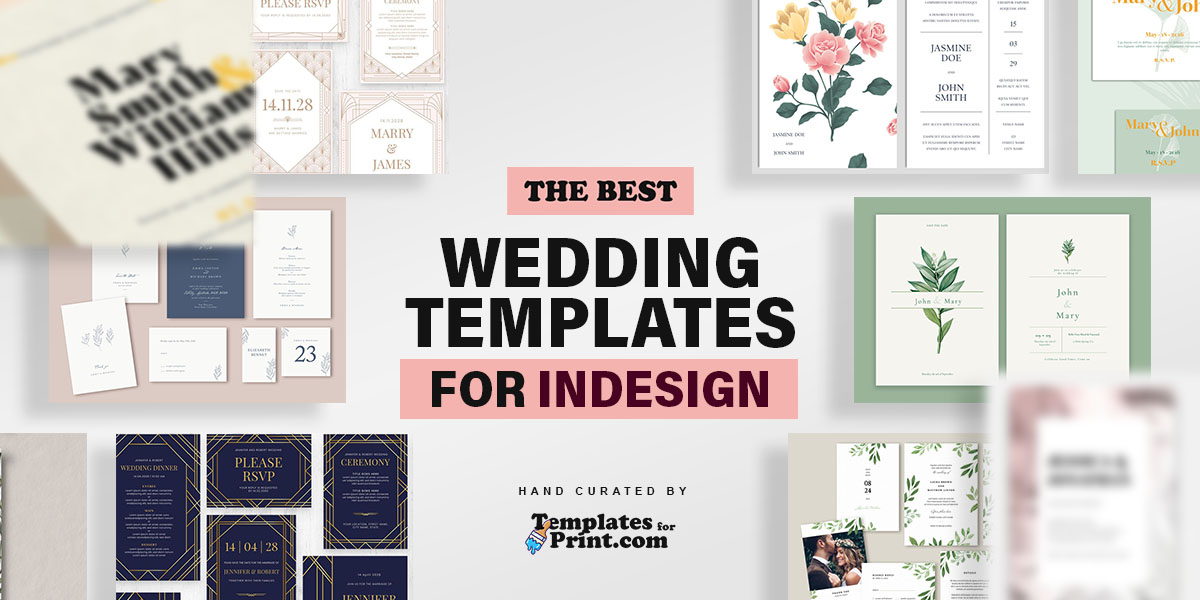 Best Wedding Templates for Adobe InDesign (INDD Format)