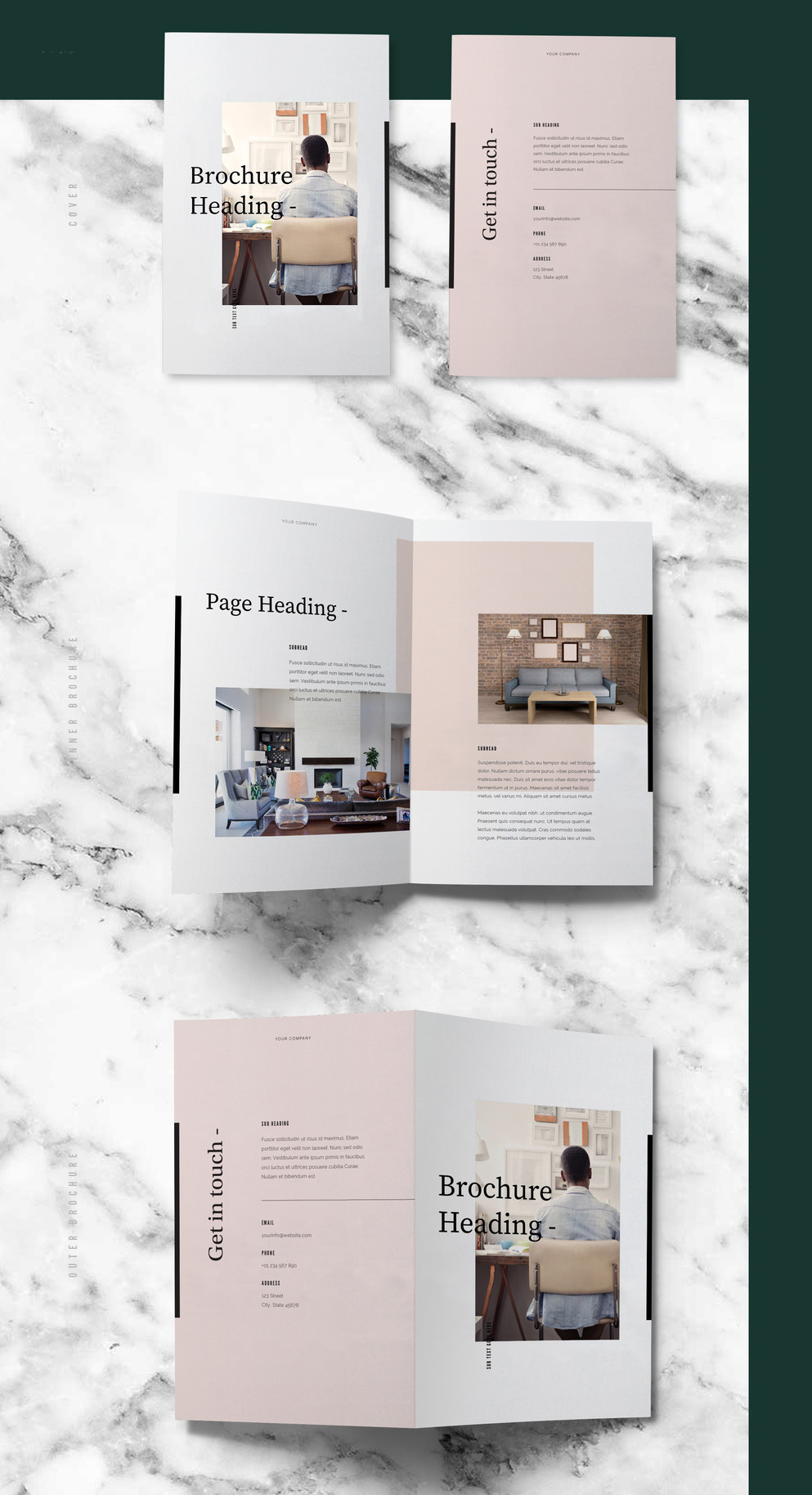 Free Brochure Template for Adobe InDesign (INDD Format)