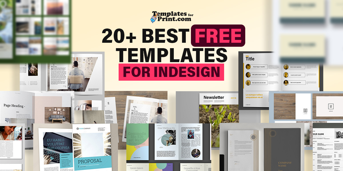 Free Templates for Adobe InDesign