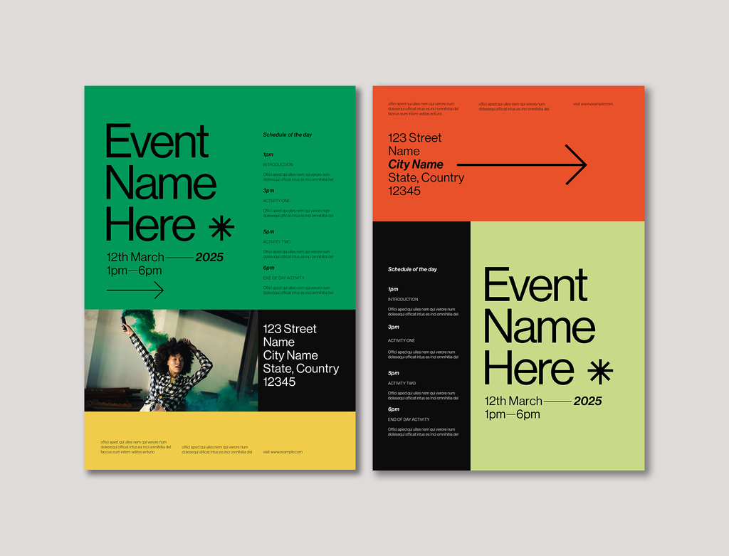 Modern Event Poster Layout