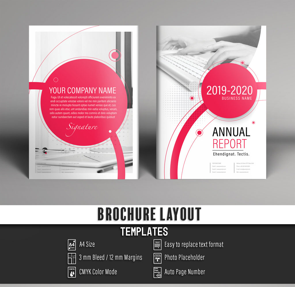 Red and White Annual Report Layout 1