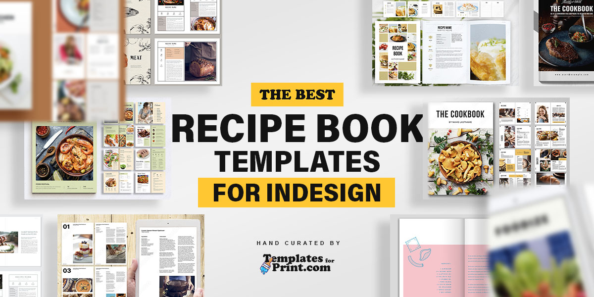 Best Recipe Cookbook Templates for Adobe InDesign (INDD Format)