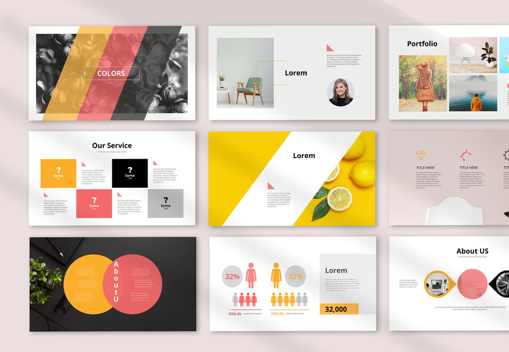 Colorful Presentation Layout