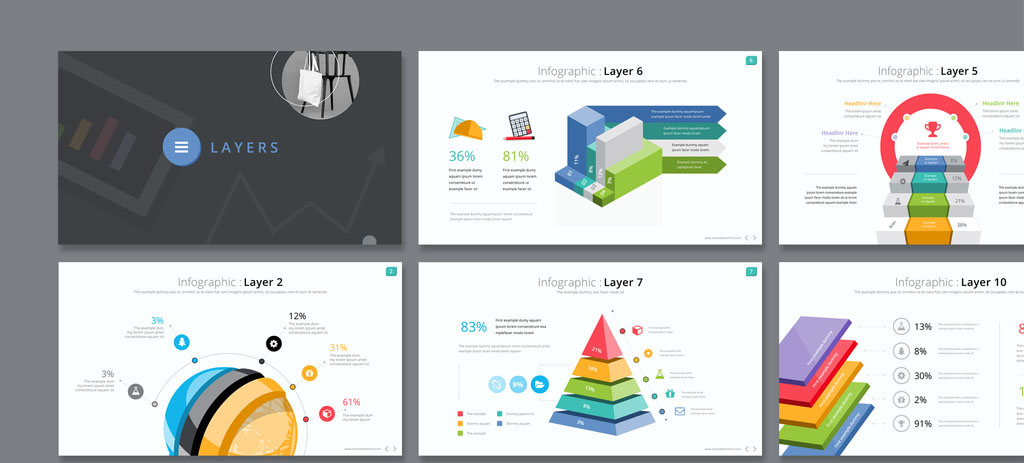 Layer Infographic Presentation Layout