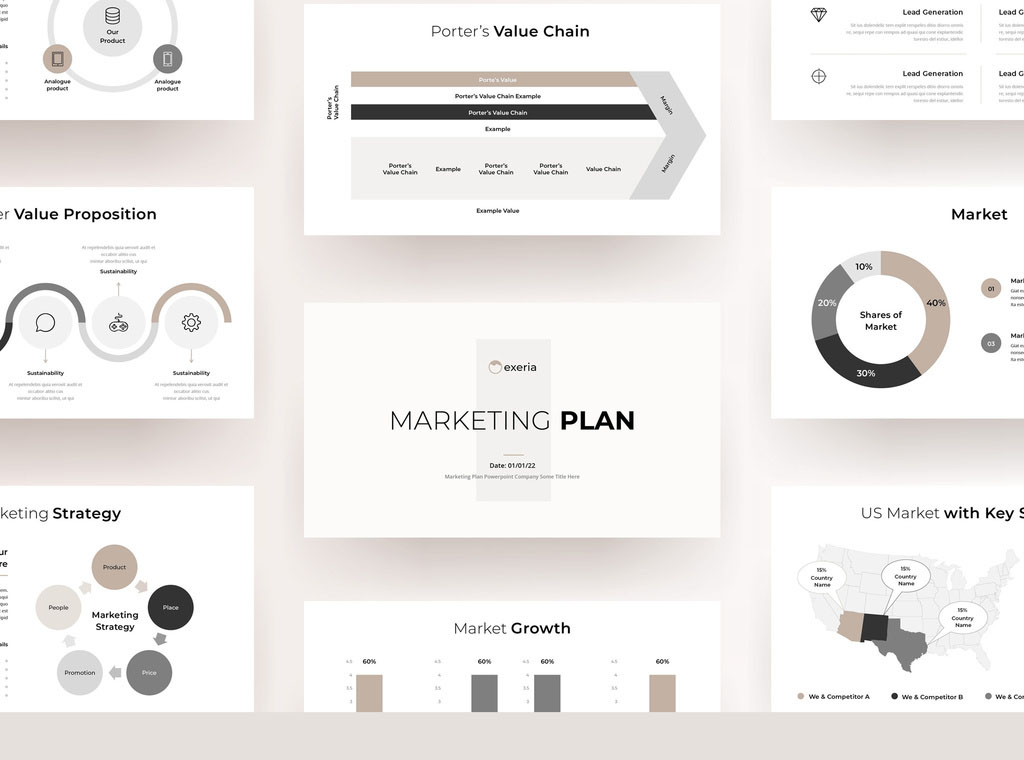 Marketing Plan Presentation Layout