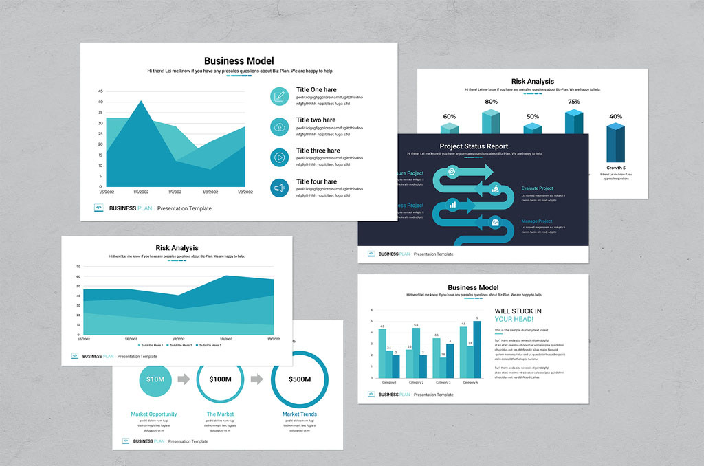 Modern Infographic Presentation Layout