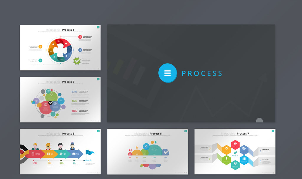 Process Infographics Presentation Layout