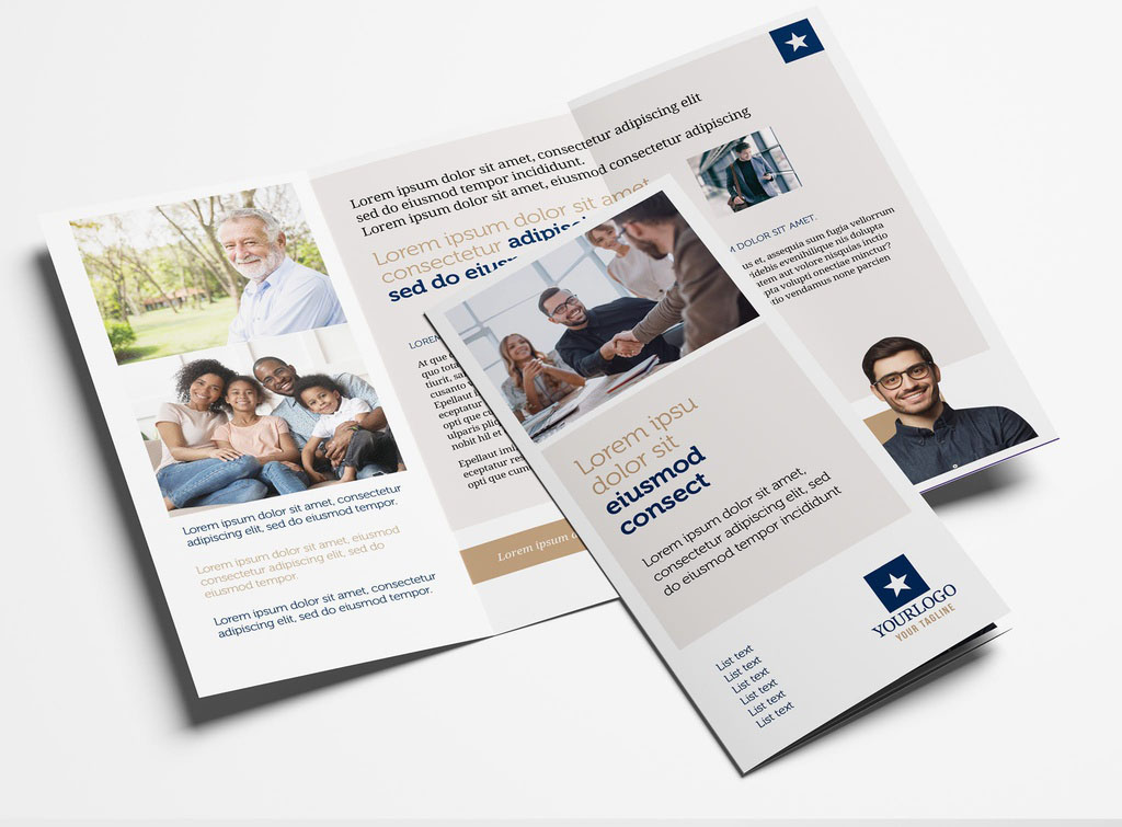 Tri Fold Brochure Template for Corporate Business